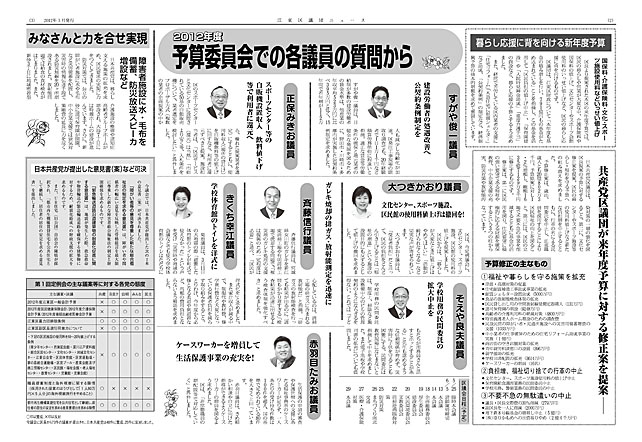 区議団ニュース2012年3月号2-3面