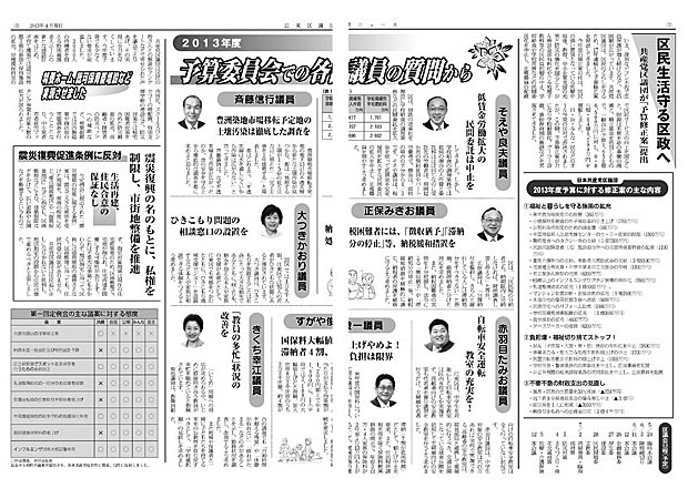 区議団ニュース2013年1月号02-03面